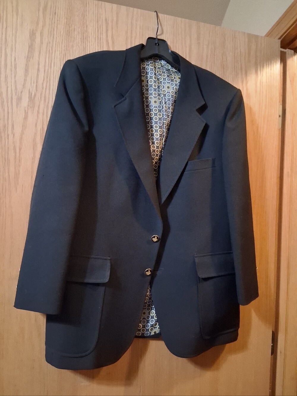the knack blazer, vintage 1970s / 1980s sports coat/blazer, retro brand